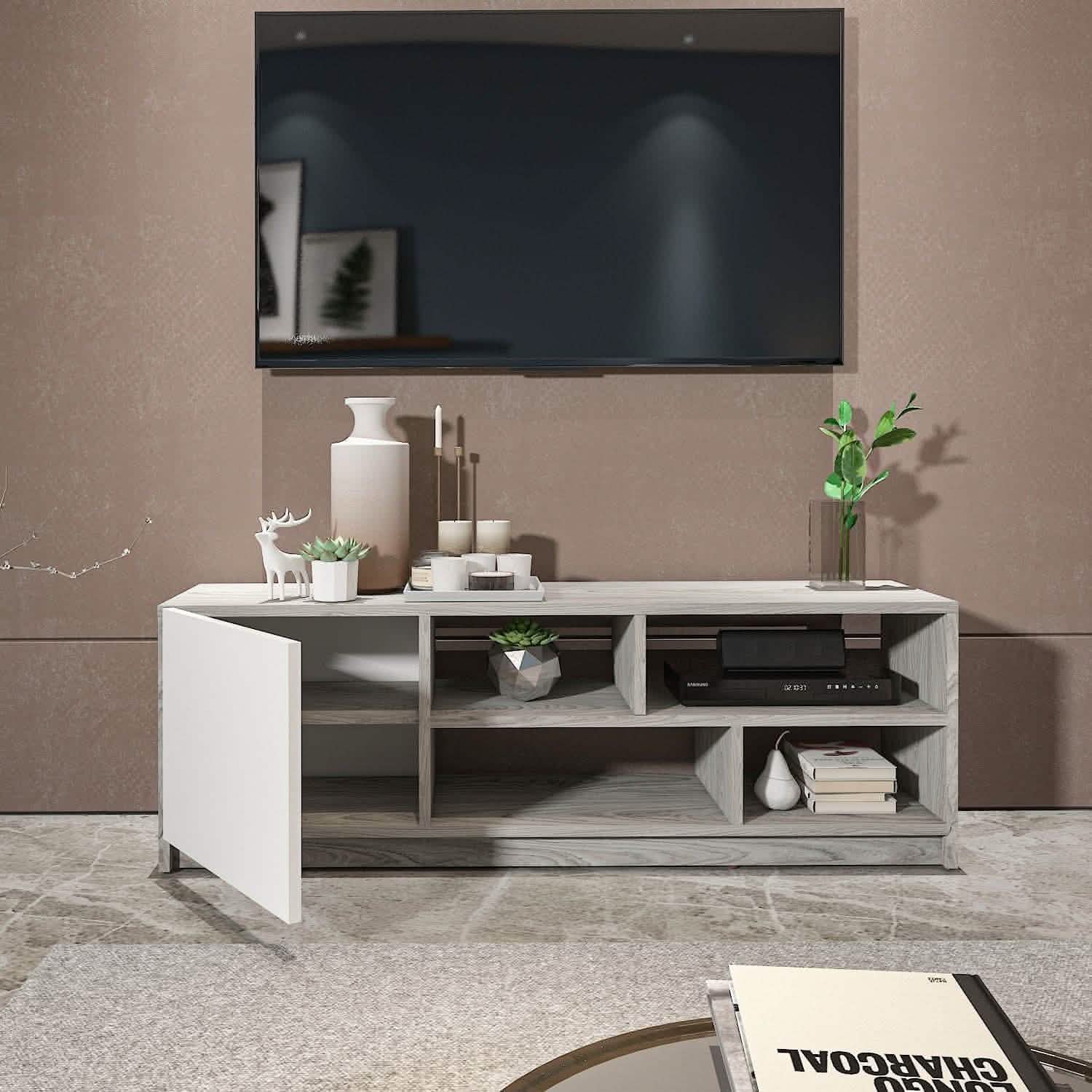 تسوق الأن من هومكس  ترابيزة تليفزيون متعددة الأرفف - ZAT22 بأفضل سعر وأفضل جودة 