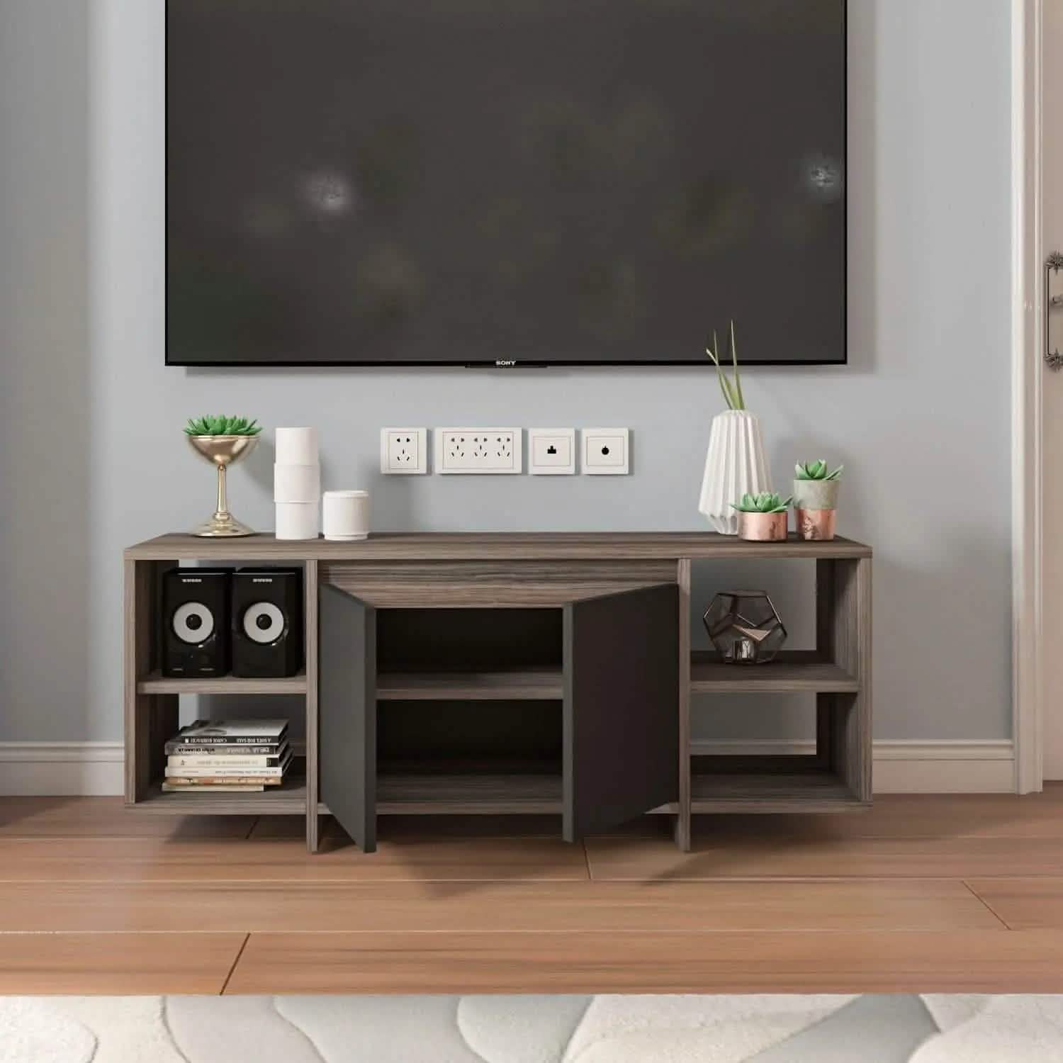 تسوق الأن من هومكس  ترابيزة تليفزيون بأرفف قلاب للتخزين - ZAT23 بأفضل سعر وأفضل جودة 