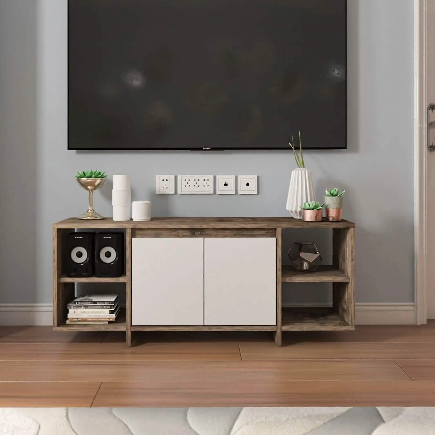 تسوق الأن من هومكس  ترابيزة تليفزيون بأرفف قلاب للتخزين - ZAT23 بأفضل سعر وأفضل جودة 