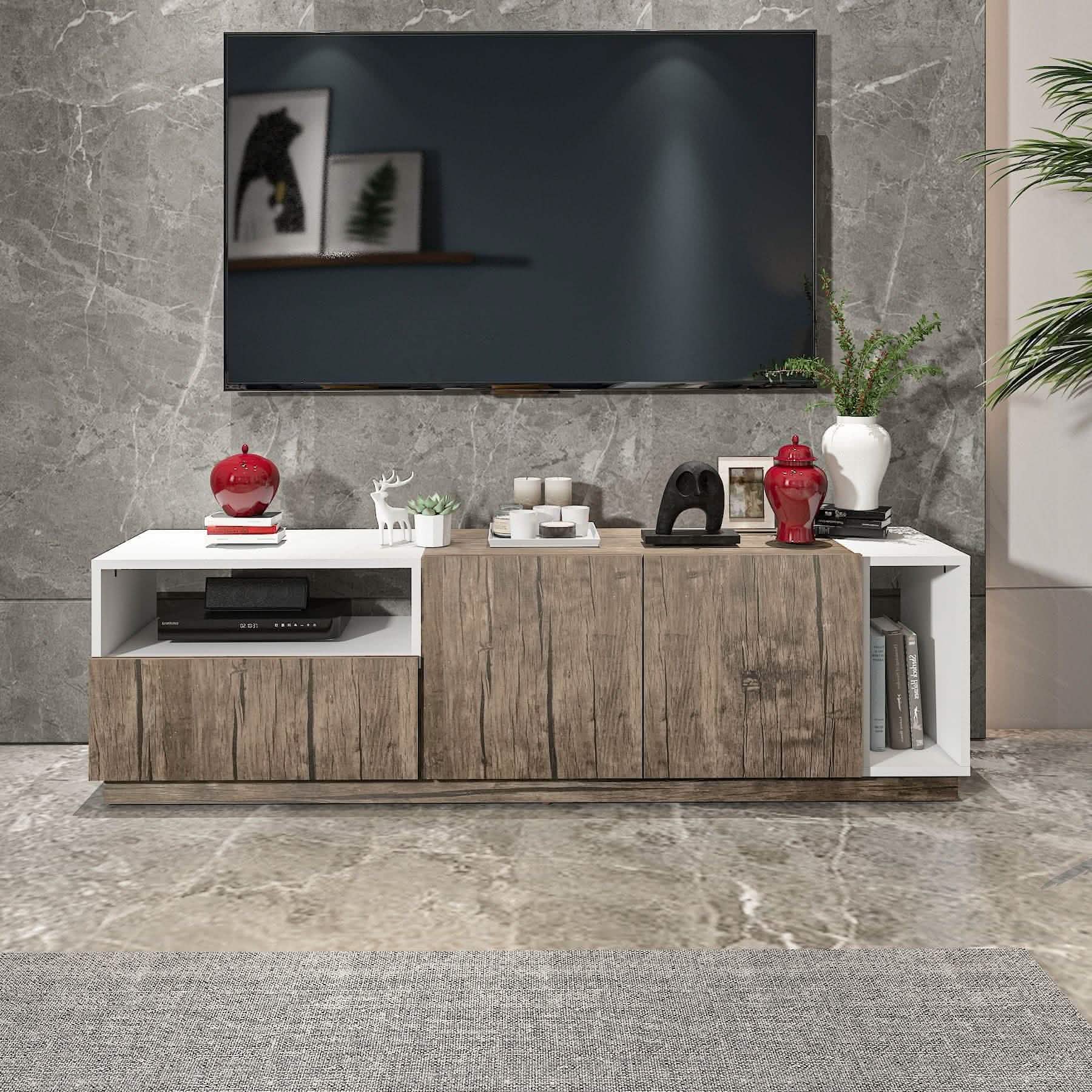 تسوق الأن من هومكس  ترابيزة تليفزيون متعددة الاستخدامات - ZAT25 بأفضل سعر وأفضل جودة 