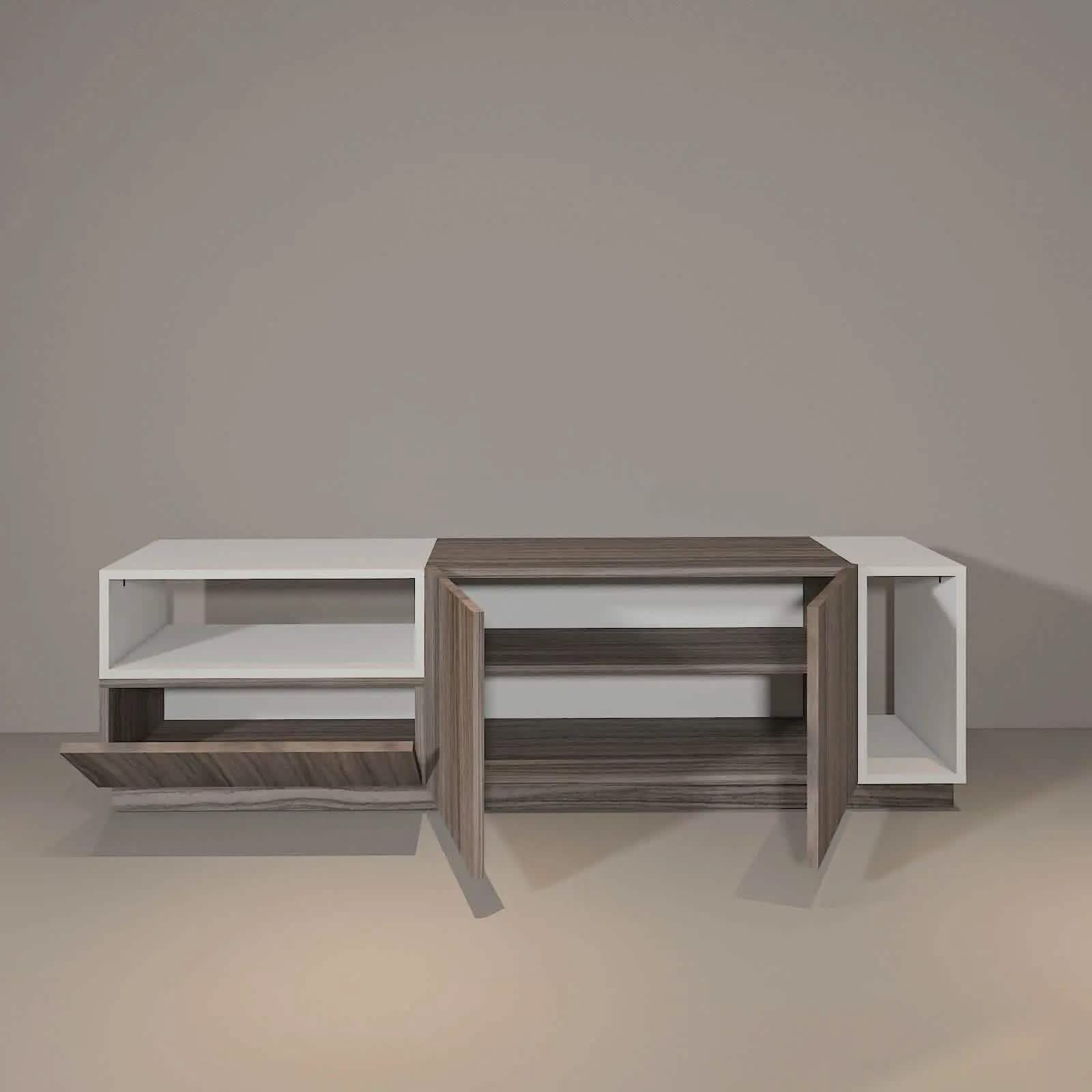 تسوق الأن من هومكس  ترابيزة تليفزيون متعددة الاستخدامات - ZAT25 بأفضل سعر وأفضل جودة 