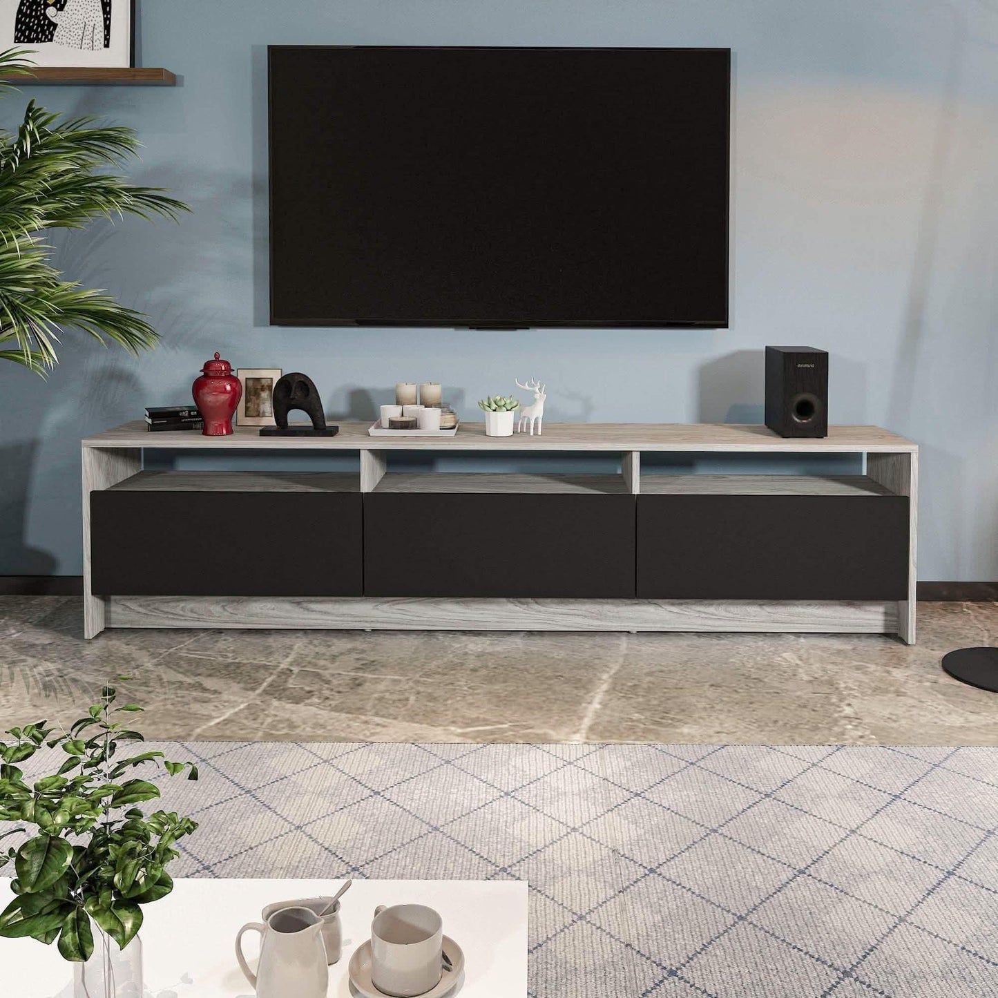 تسوق الأن من هومكس  ترابيزة تليفزيون متعددة الأدراج - ZAT26 بأفضل سعر وأفضل جودة 