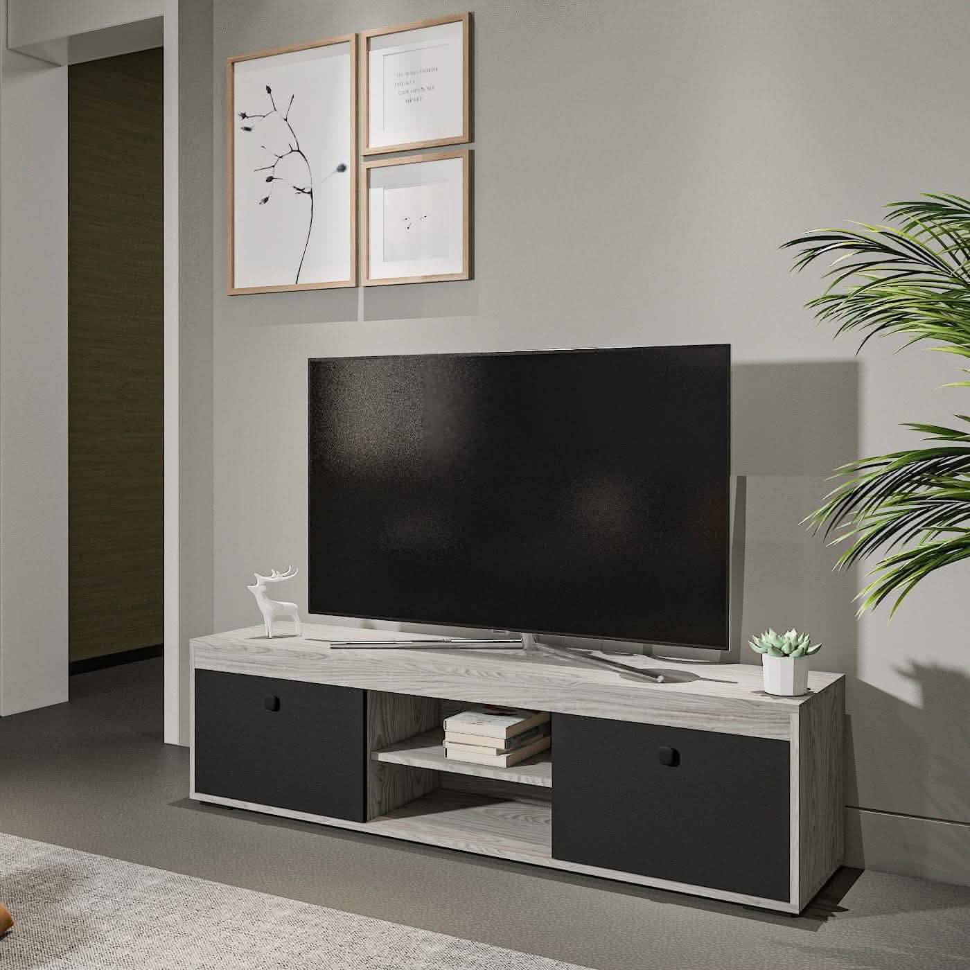 تسوق الأن من هومكس  ترابيزة تليفزيون خشبي بدرج قلاب - ZAT30 بأفضل سعر وأفضل جودة 