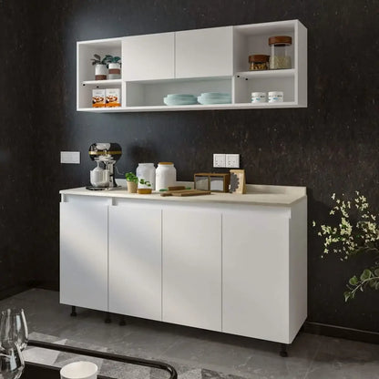 مطبخ خشب ام دي اف، قطعتين