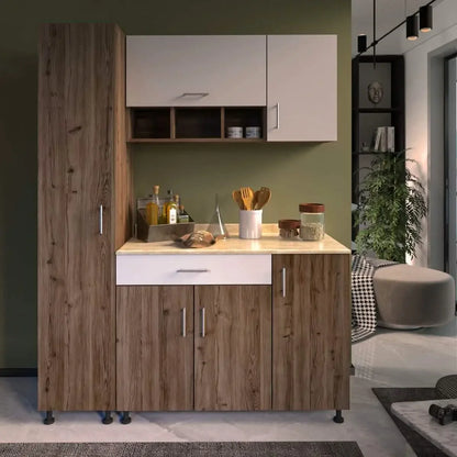 مطبخ خشب ام دي اف، 3 قطع