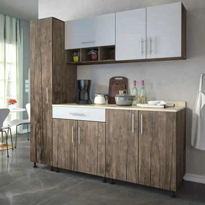 مطبخ خشب ام دي اف، 3 قطع