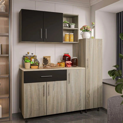 مطبخ خشب ام دي اف، 3 قطع