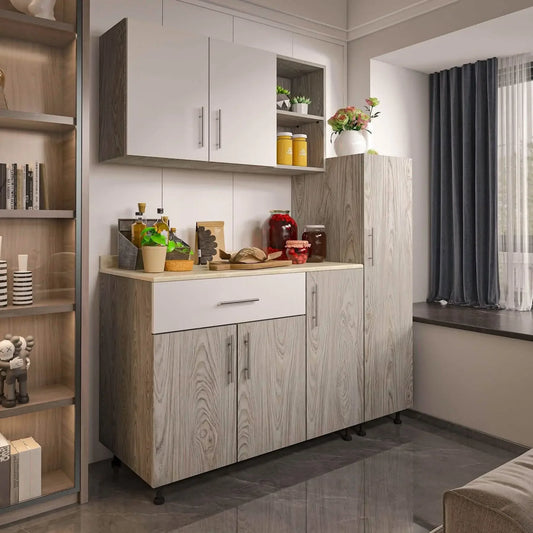 مطبخ خشب ام دي اف، 3 قطع