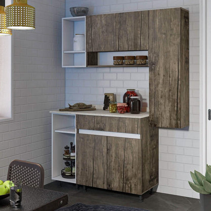 مطبخ ام دي اف، 3 قطع