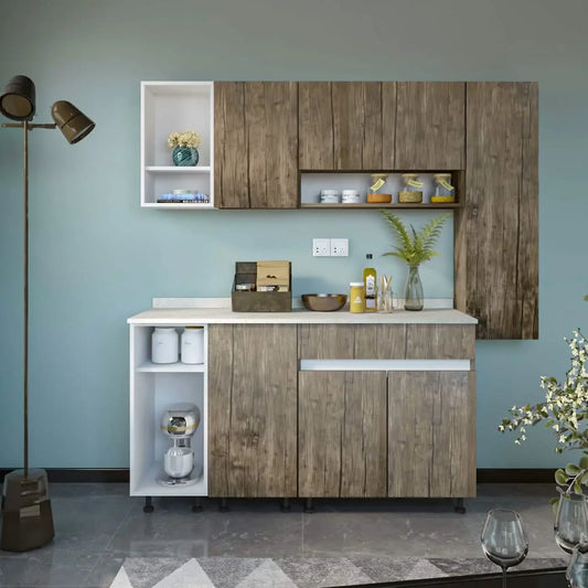 مطبخ ام دي اف، 3 قطع