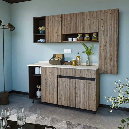 مطبخ ام دي اف، 3 قطع