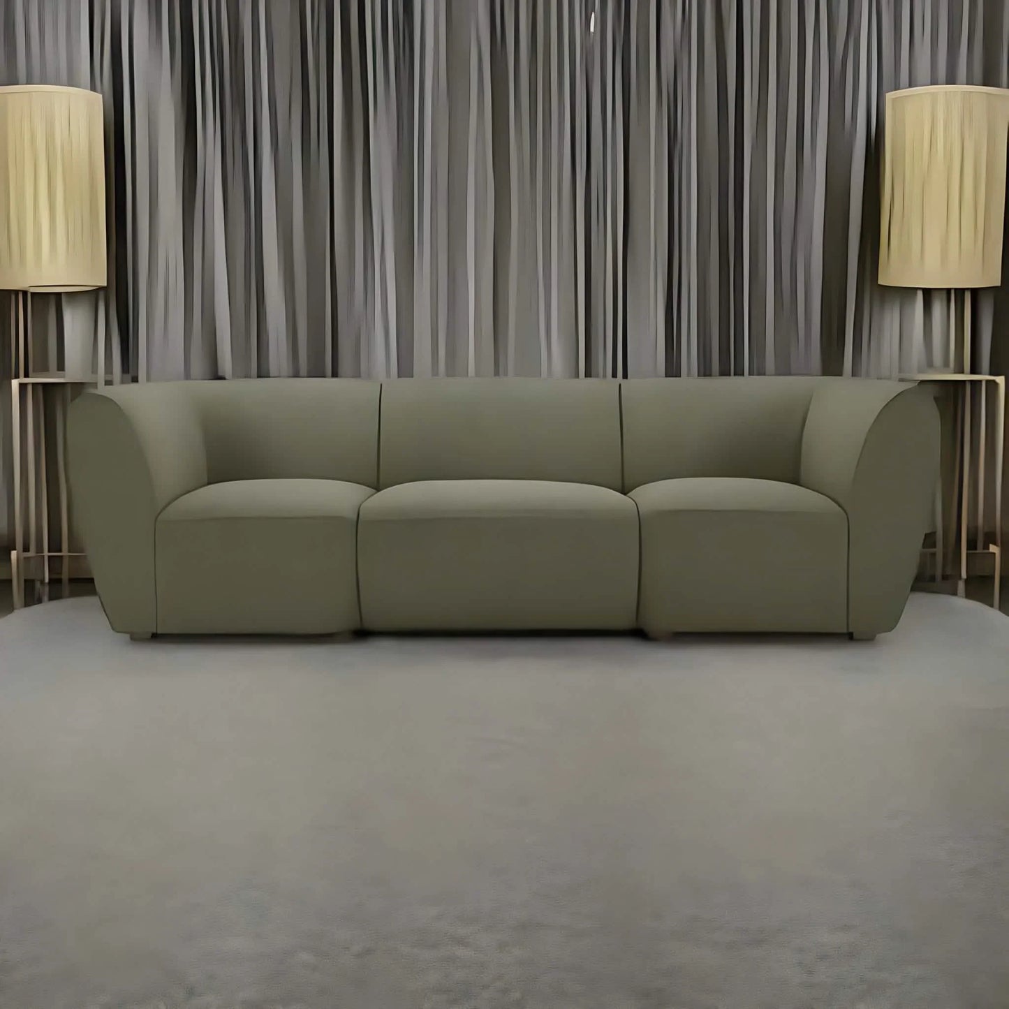 كنبة خشب طبيعي، 210*85*75 سم