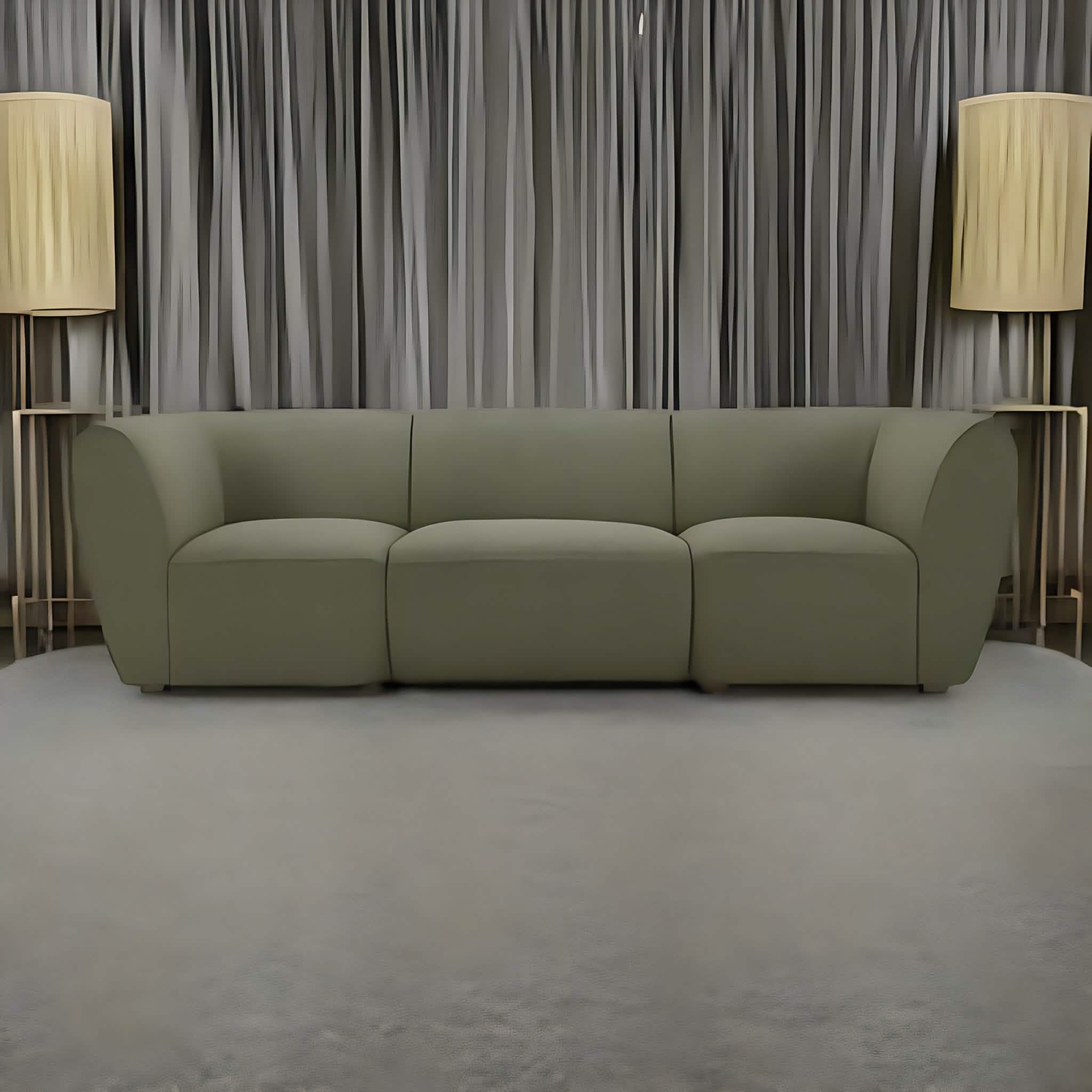 كنبة خشب طبيعي، 210*85*75 سم