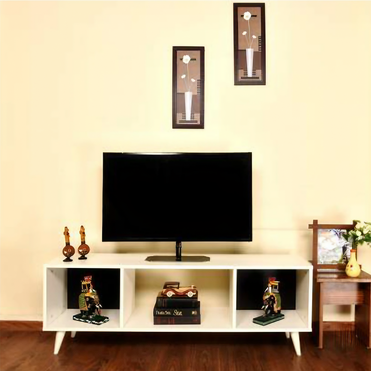 ترابيزة تليفزيون خشب ام دي اف، 140*35*45 سم