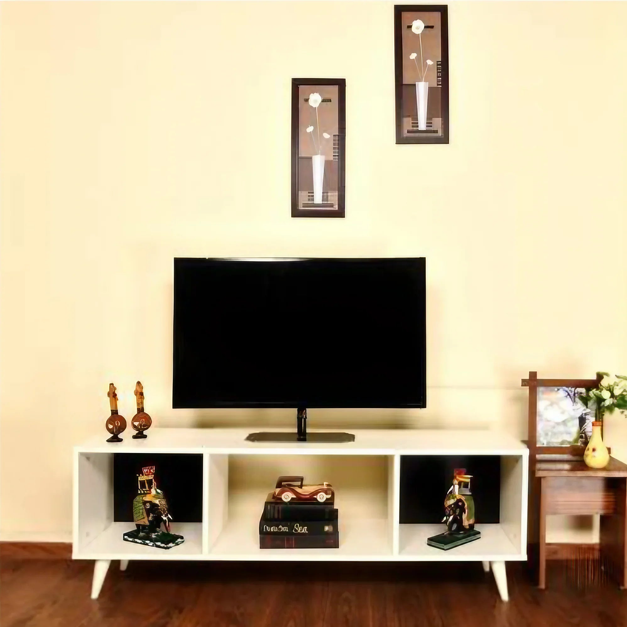 ترابيزة تليفزيون خشب ام دي اف، 140*35*45 سم