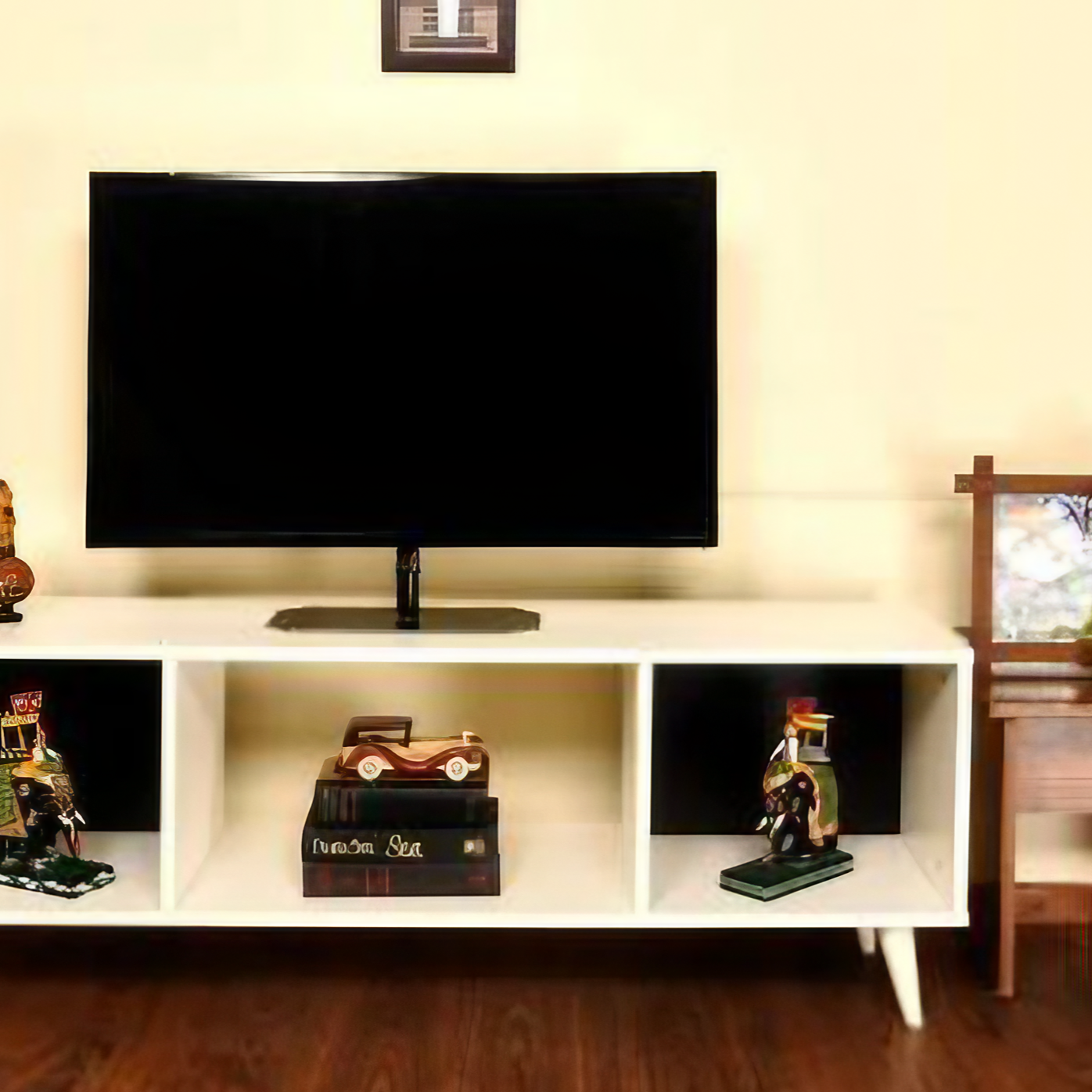 ترابيزة تليفزيون خشب ام دي اف، 140*35*45 سم