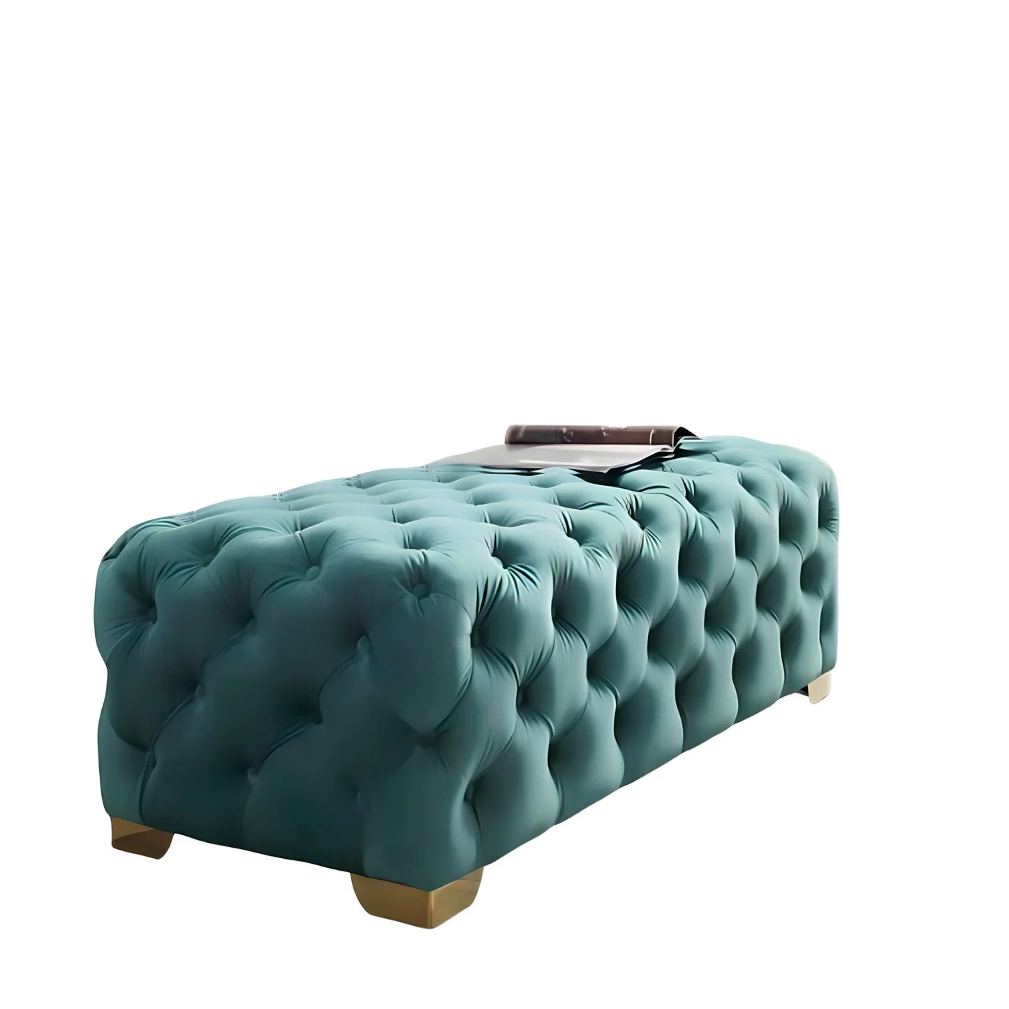 بانكيت كابتونيه خشب طبيعي، 120*50*50 سم