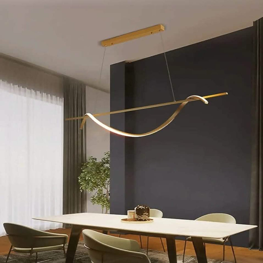 نجفة معدن و رابر، 100*75 سم- ذهبي