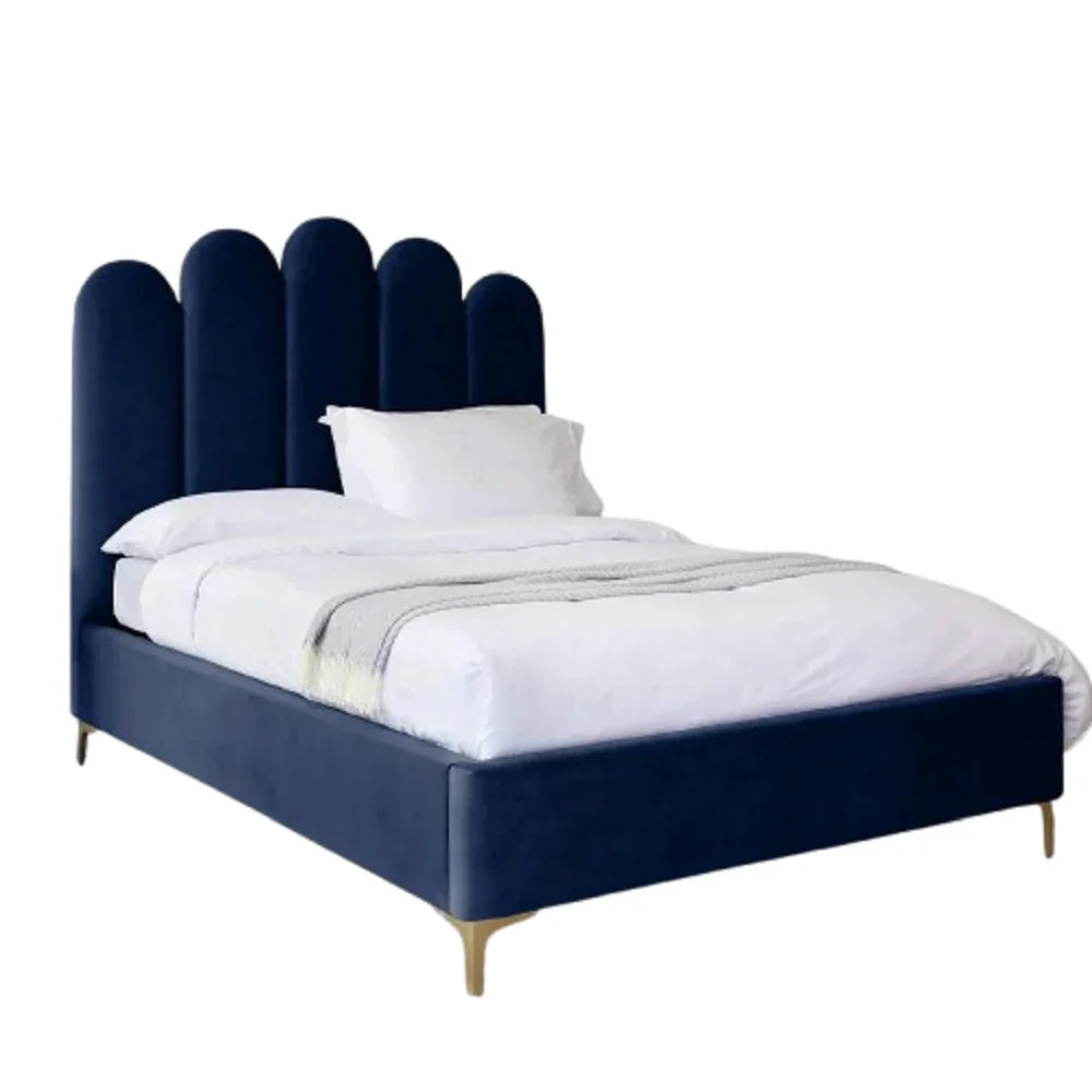 سرير كينج خشب ام دي اف و زان، 160*200*120 سم