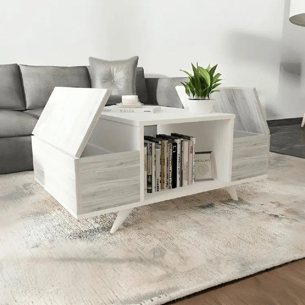 ترابيزة قهوة ام دي اف، 100*60*50 سم