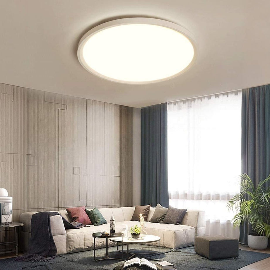 نجفة أكريليك، 38*10 سم- أبيض