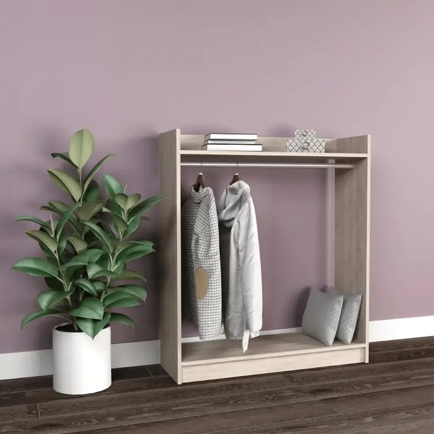 شماعة ملابس خشب ام دي اف، 100*35*120 سم