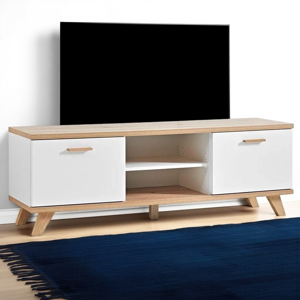 ترابيزة تليفزيون خشب ام دي اف، 160*40*45 سم