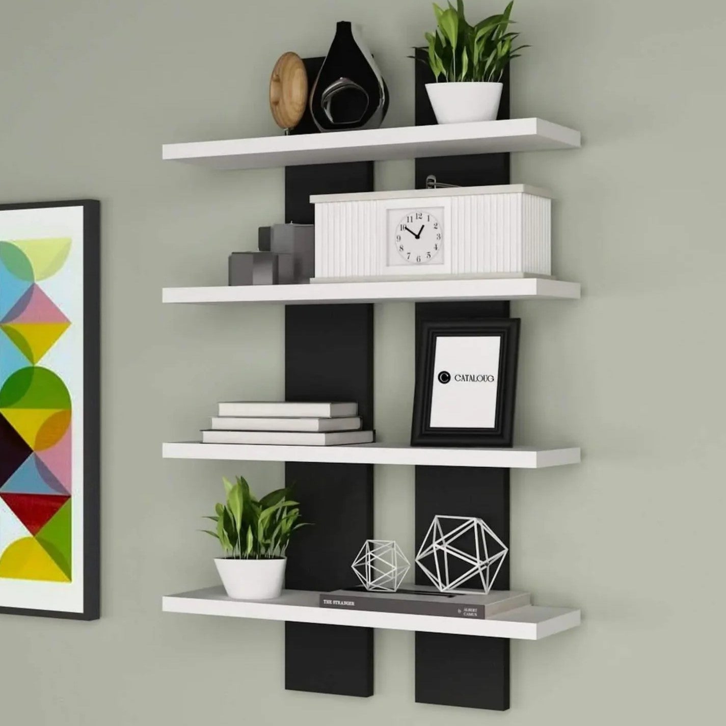 رف ام دي اف، 50*15*80 سم