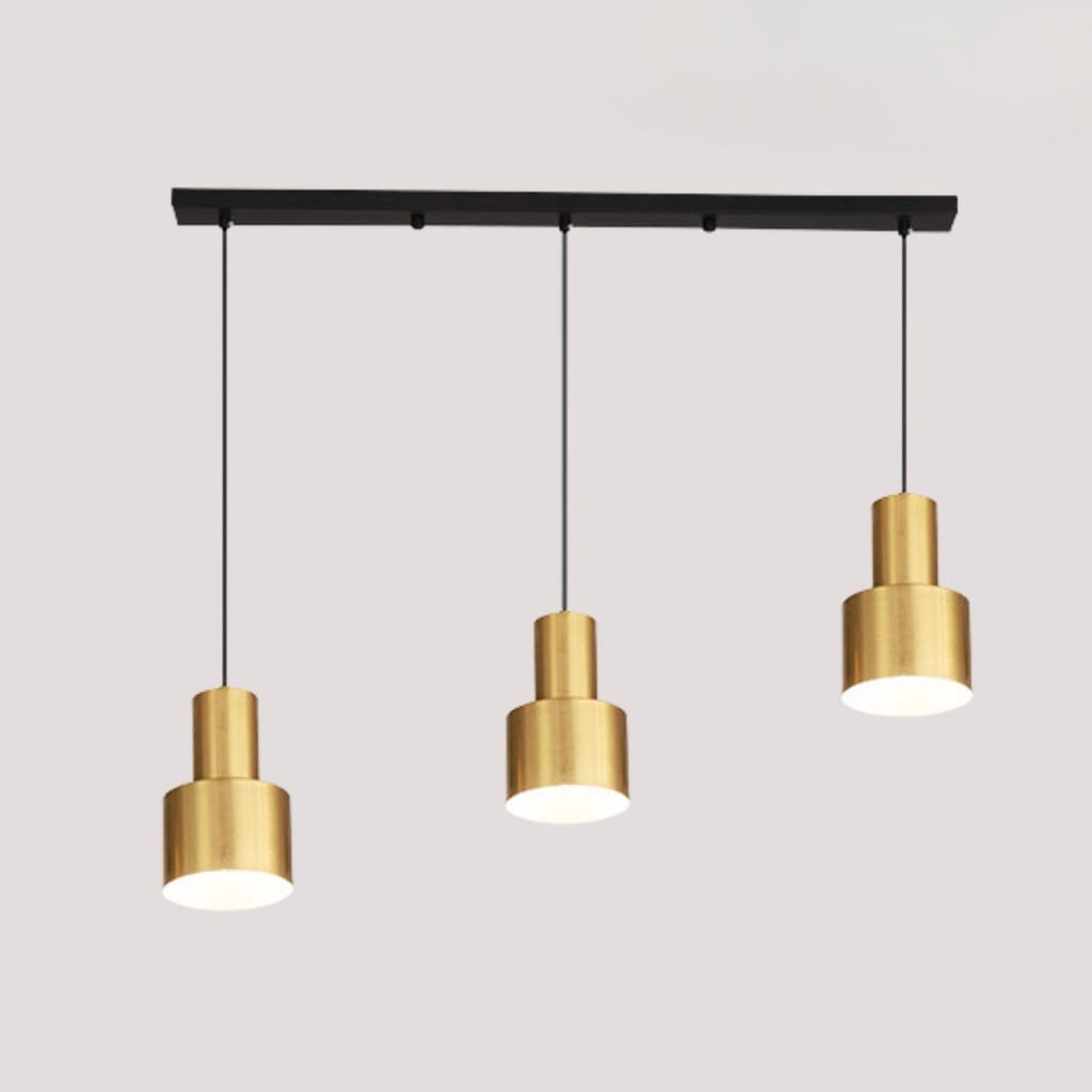 نجفة معدن، 60*80 سم - ذهبي