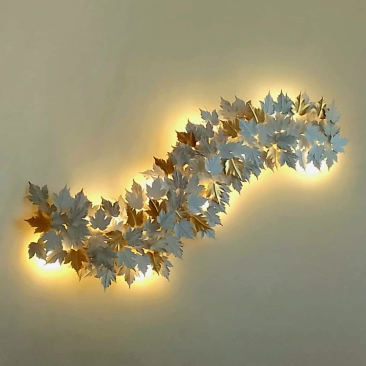 أبليك حائط معدن، 170*40 سم