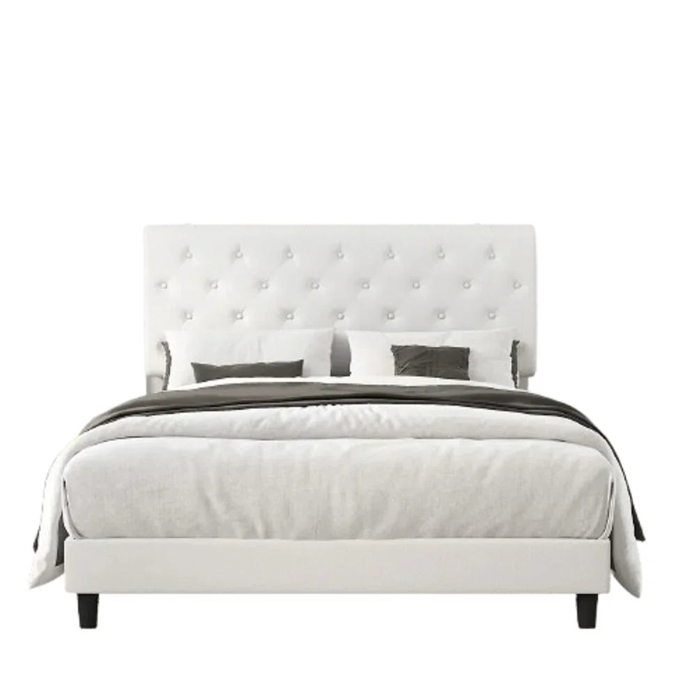 سرير كينج خشب ام دي اف و زان، 160*200*120 سم