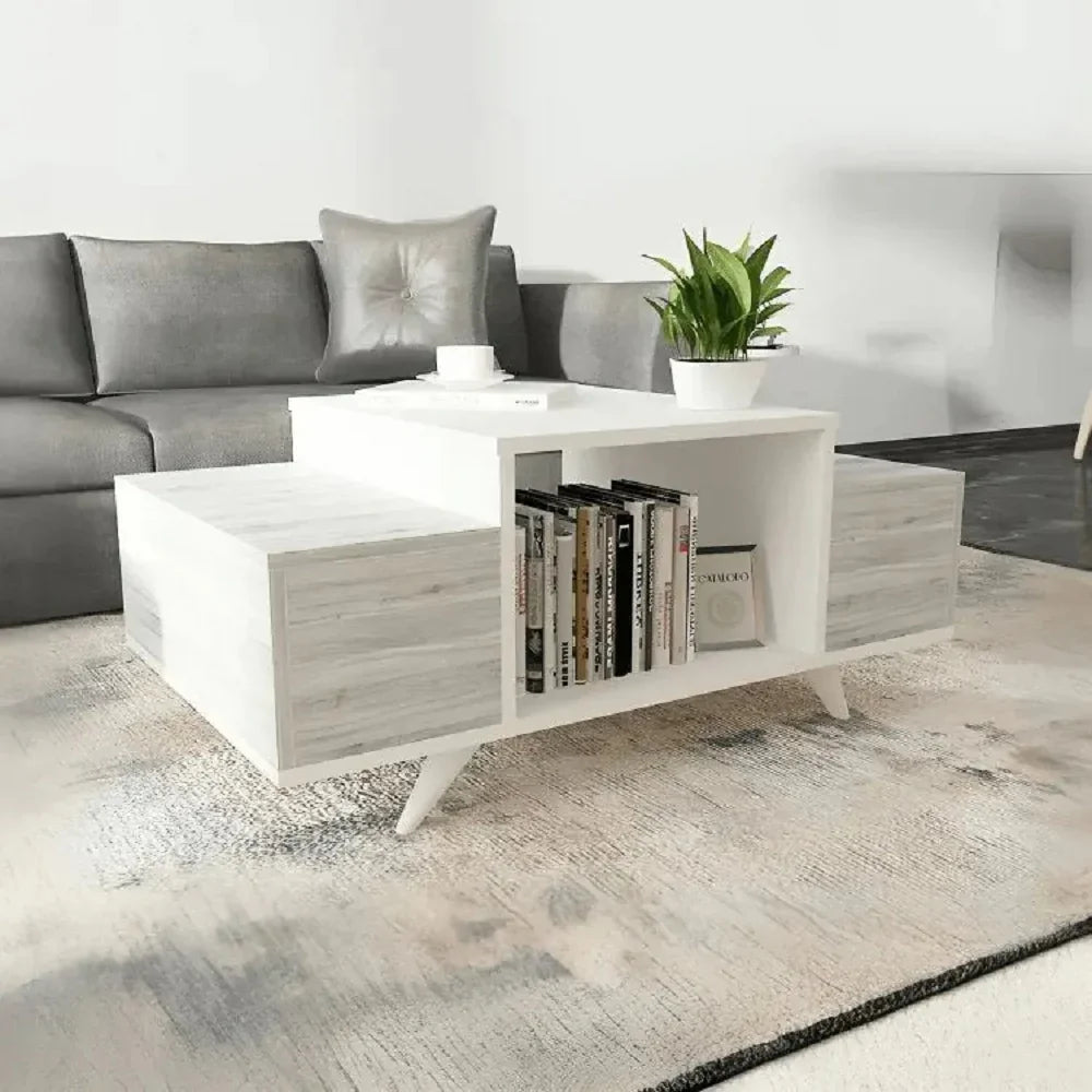 ترابيزة قهوة ام دي اف، 100*60*50 سم