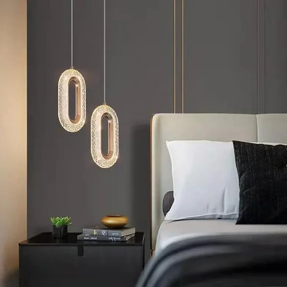 نجفة أكريليك، 25*40 سم - قطعتين