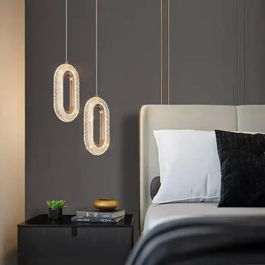 نجفة أكريليك، 25*40 سم - قطعتين