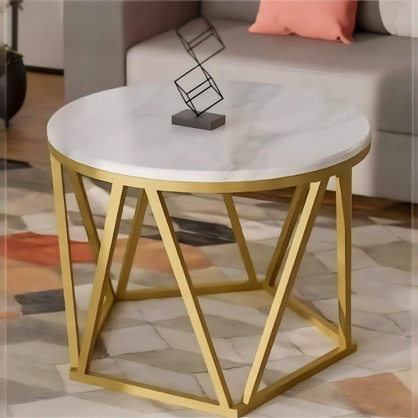 ترابيزة قهوة ستيل، 50*45 سم