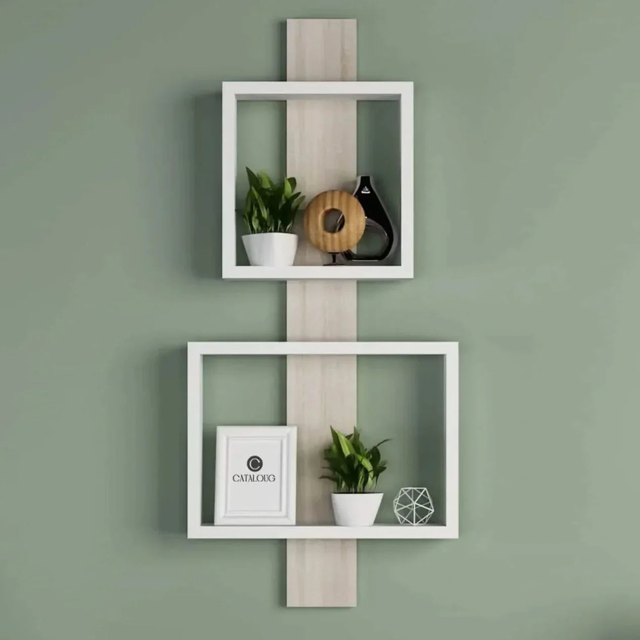 وحدة أرفف ام دي اف، 40*10*90 سم