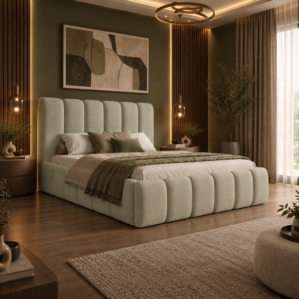 سرير فردي خشب كونتر ، 120×195×100 سم - هوميكس