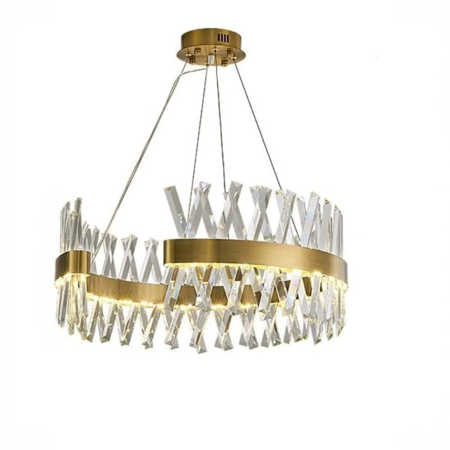 نجفة ستيل، 50*50 سم- ذهبي