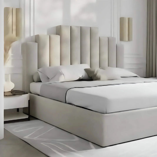 سرير كوين خشب كونتر، 140*195*120 سم