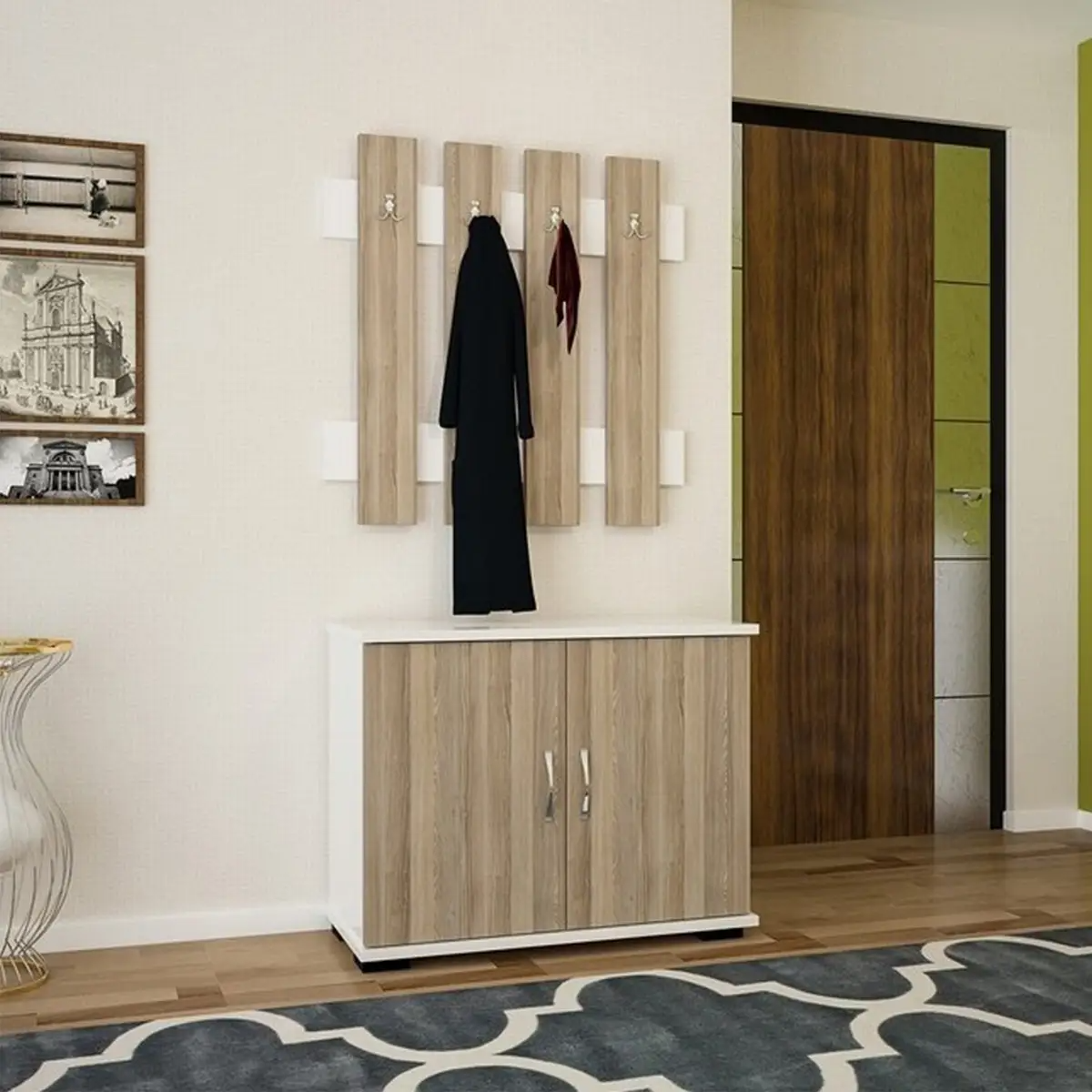 جزامة خشب ام دي اف، 100*40*80 سم