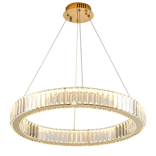 نجفة ستيل، 40*40 سم - ذهبي