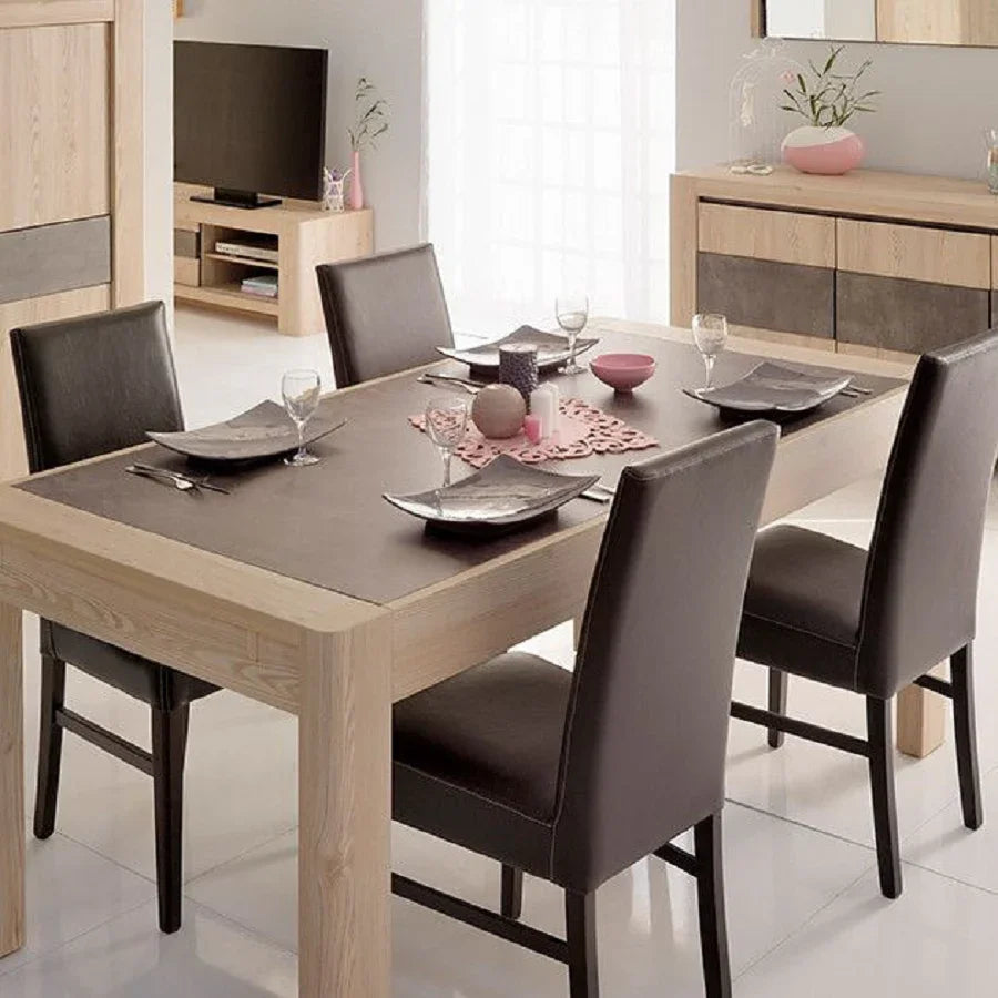 طقم سفرة ام دي اف، 5 قطع