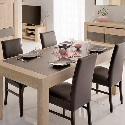 طقم سفرة ام دي اف، 5 قطع