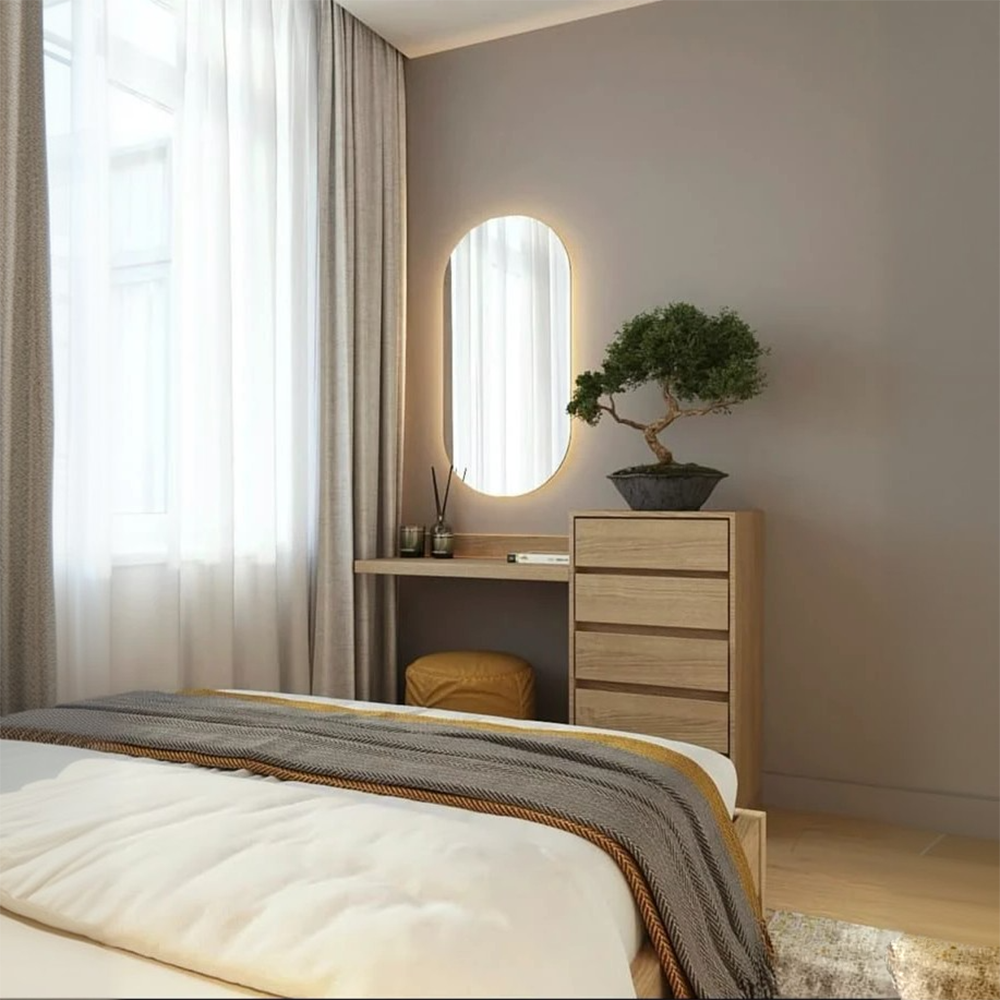 تسريحة خشب ام دي اف، 120*40*80 سم