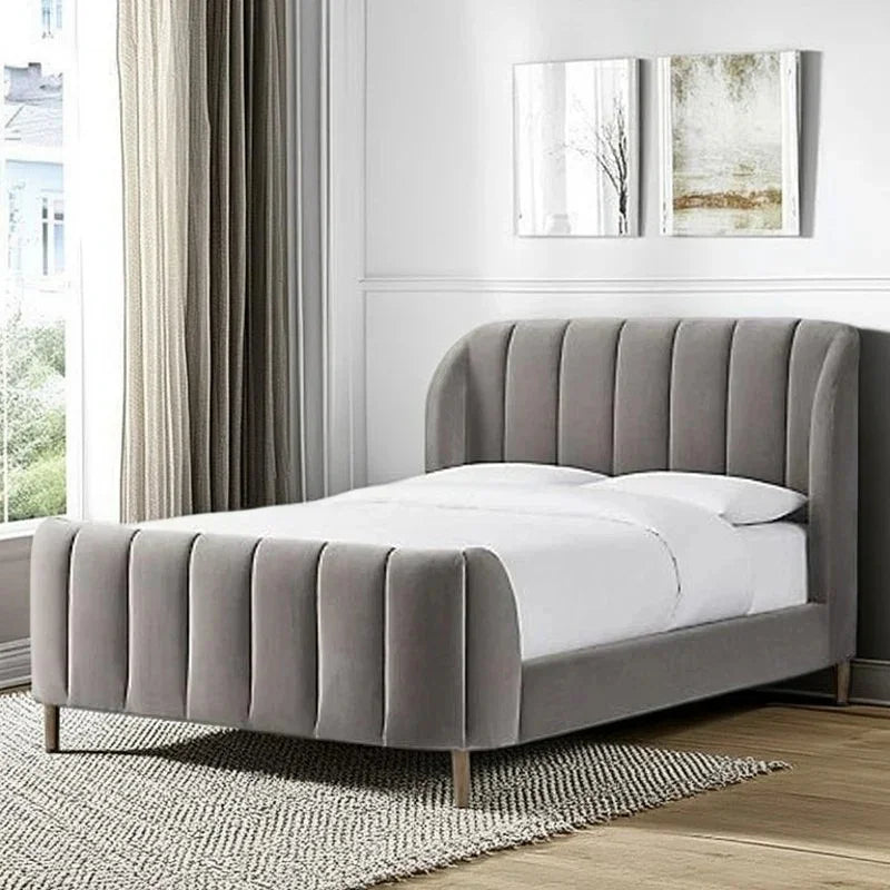 سرير فردي خشب ام دي اف و زان، 120*200*120 سم