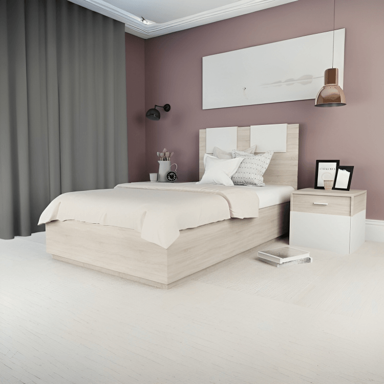 سرير خشبي بالوان متعددة - CLG599 - Homix