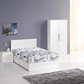 غرفة نوم مكونة من دولاب و سرير و كومود - COD7 - Homix