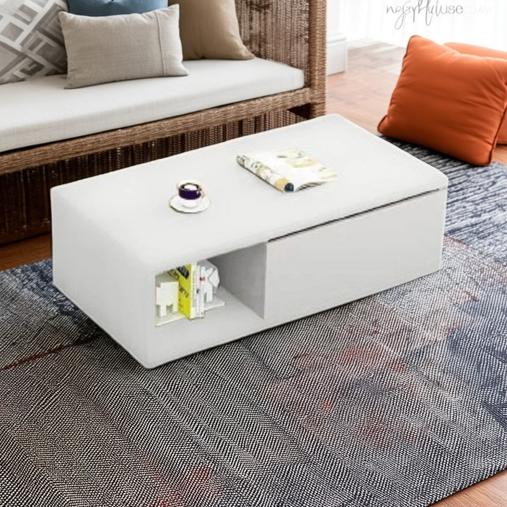 ترابيزة قهوة خشب ام دي اف، 100*50*40 سم