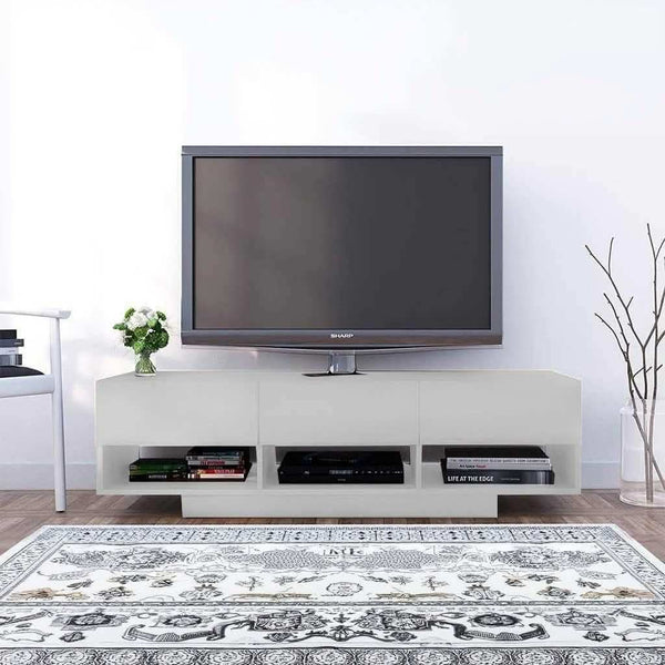 ترابيزة تليفزيون خشب ام دي اف، 150*30*55 سم