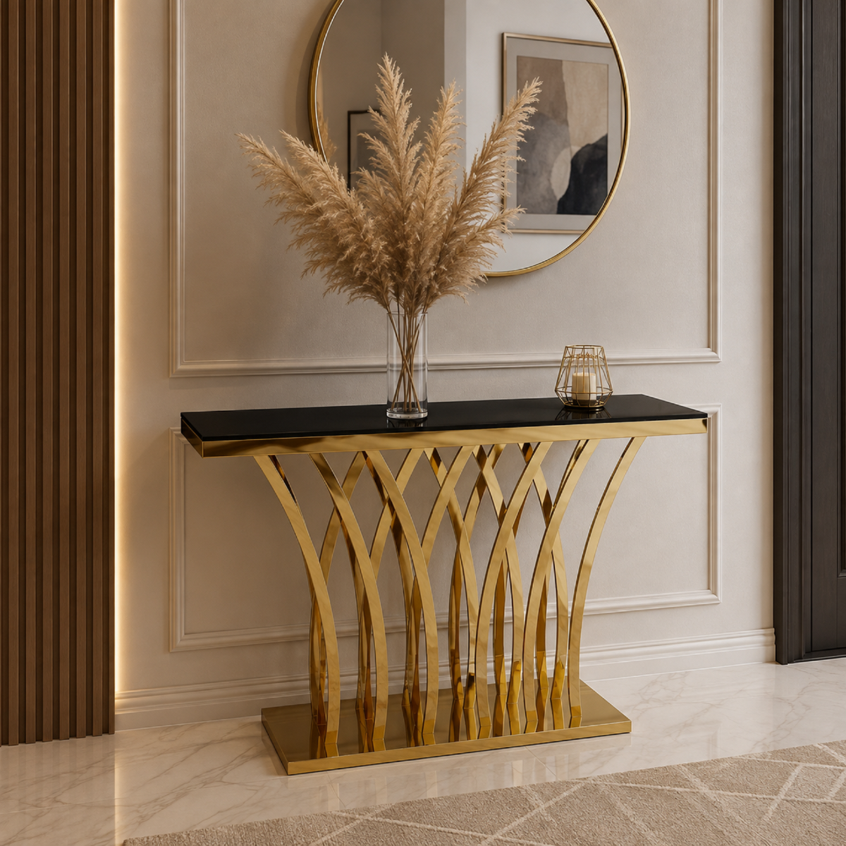 Steel console, 120*40*90 cm